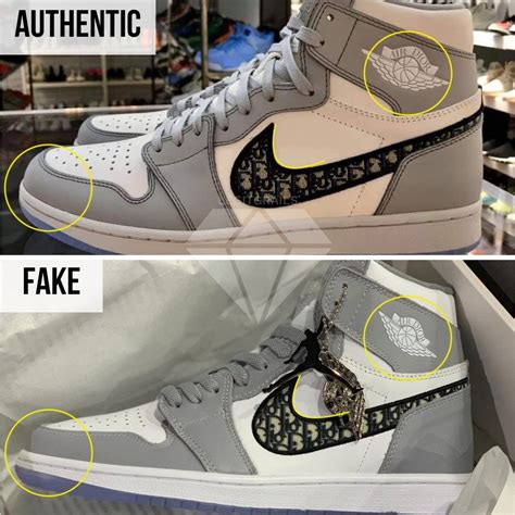 dior sneaker fake kaufen|Warning: Fake Dior x Air Jordan 1s Are Popping Up .